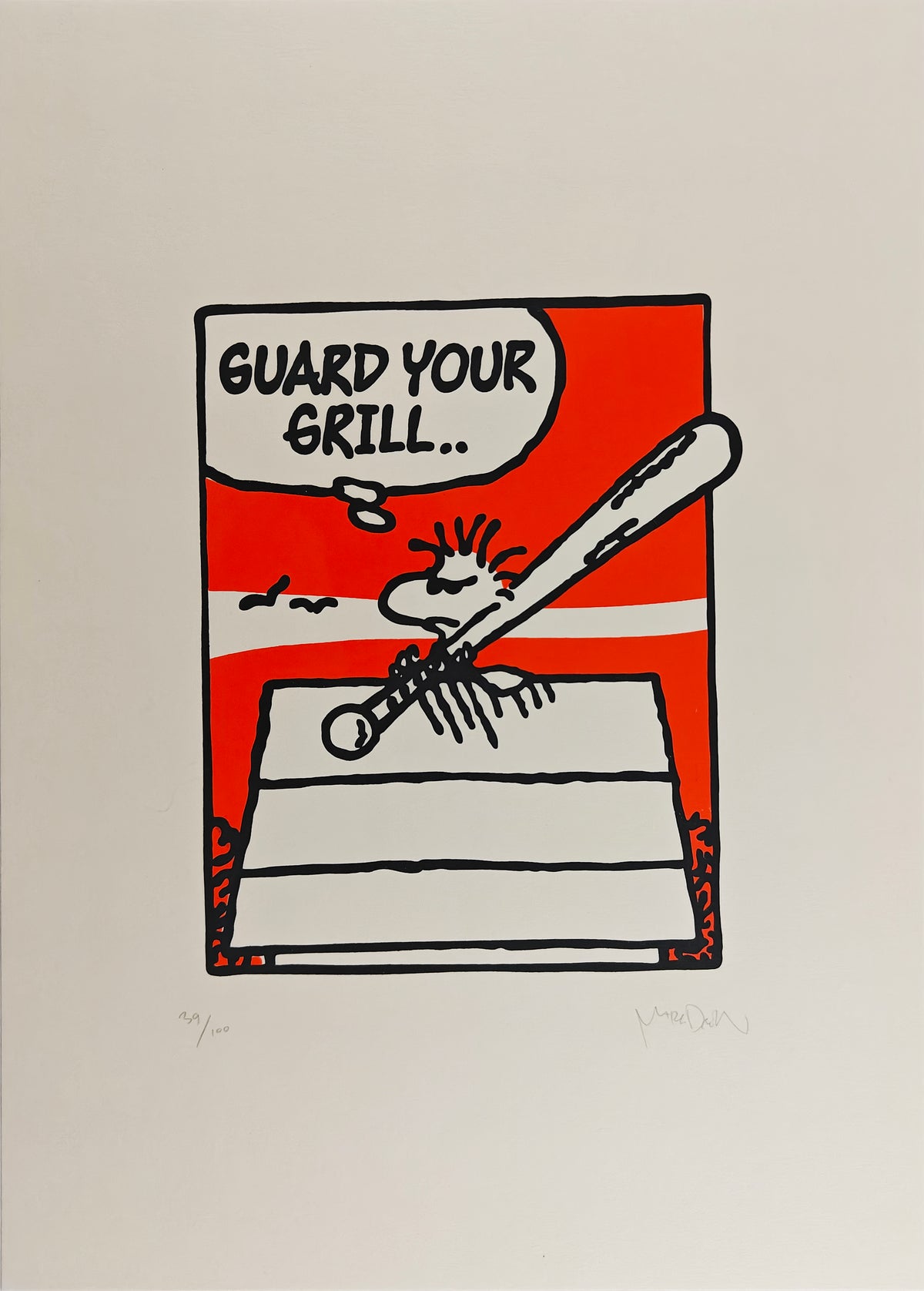 Guard Your Grill - Naughty by Nature, Mark Drew, Orange Variant