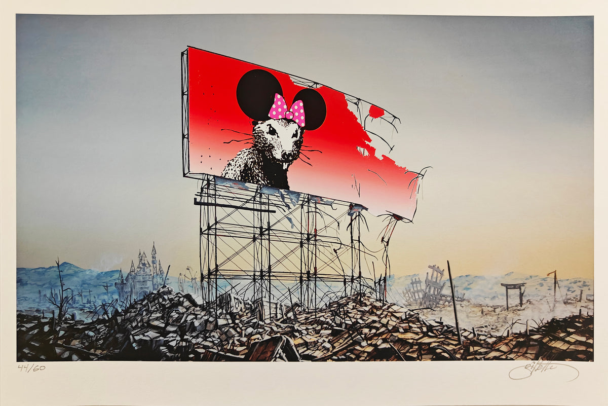 Banksy Minnie Nagasaki, Jeff Gillette