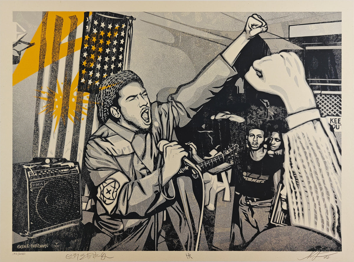 Bad Brains - Fist and Flag, Shepard Fairey
