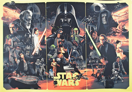 Star Wars Trilogy Poster, Gabz