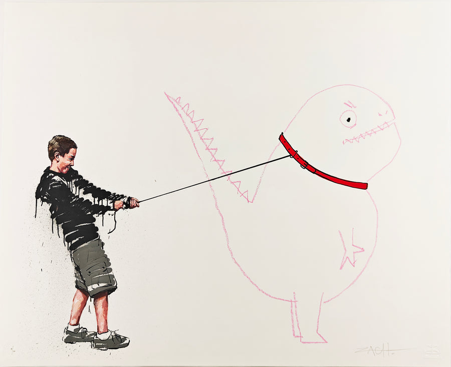 Jurassic Bark, Ernest Zacharevic, Red