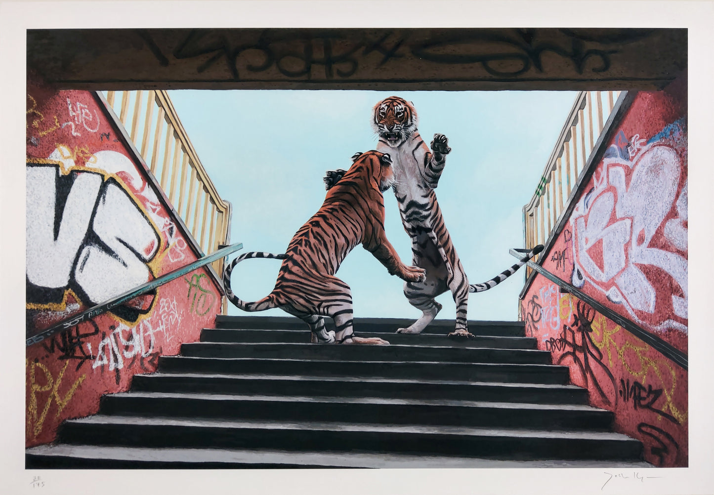Stairway To Heaven, Josh Keyes