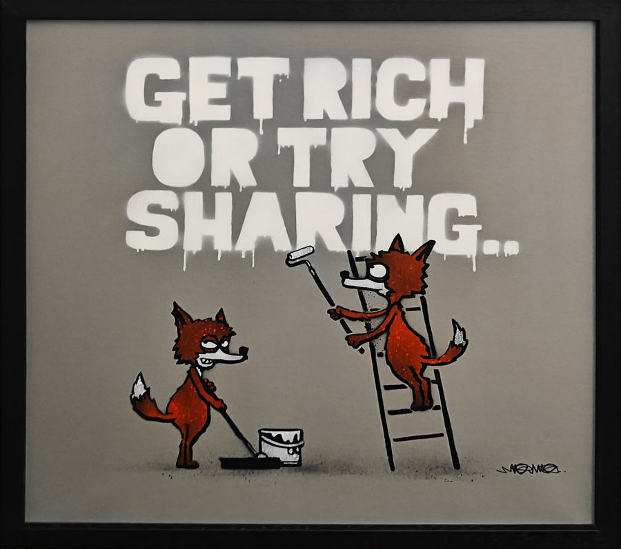Get Rich or Try Sharing, Mau Mau, Canvas