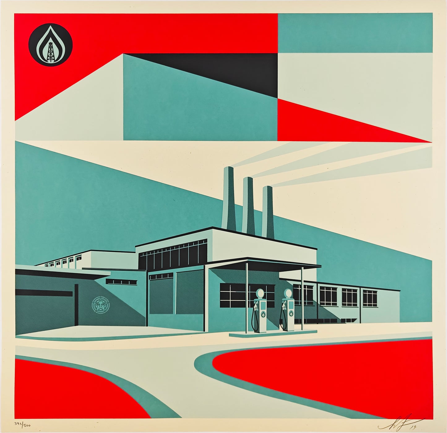Downward Trajectory, Shepard Fairey