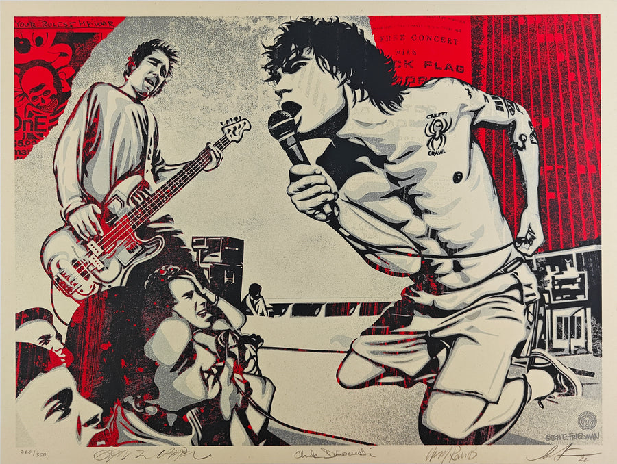 Your Rules My War, Shepard Fairey, Red