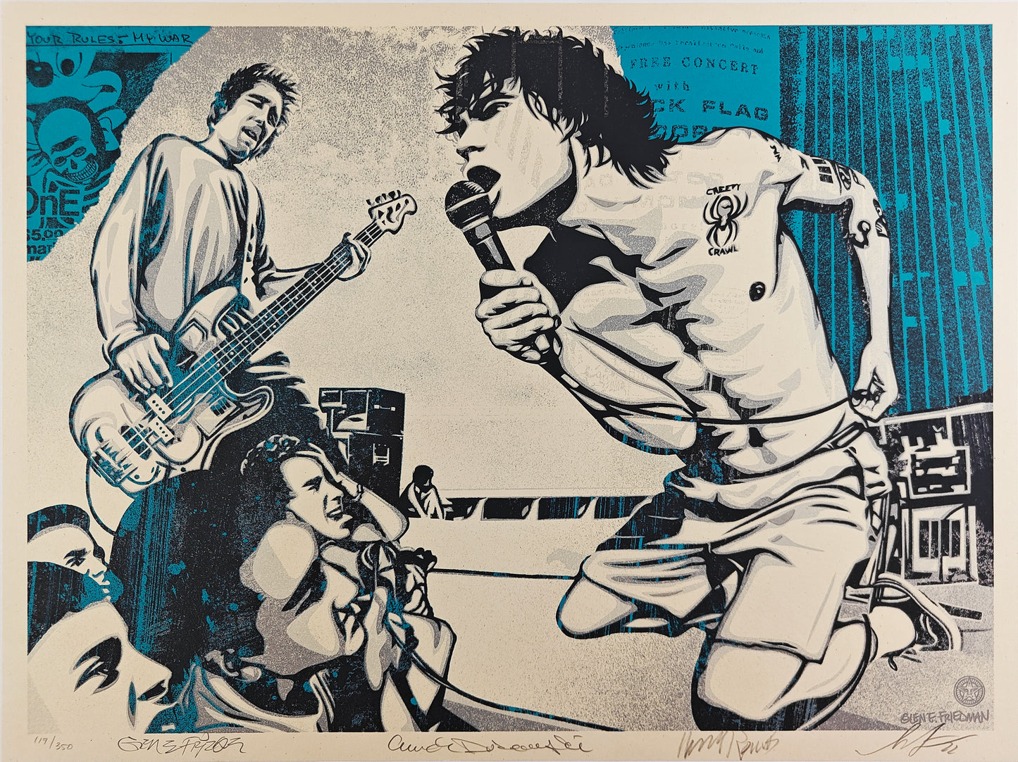 Your Rules My War, Blue, Shepard Fairey