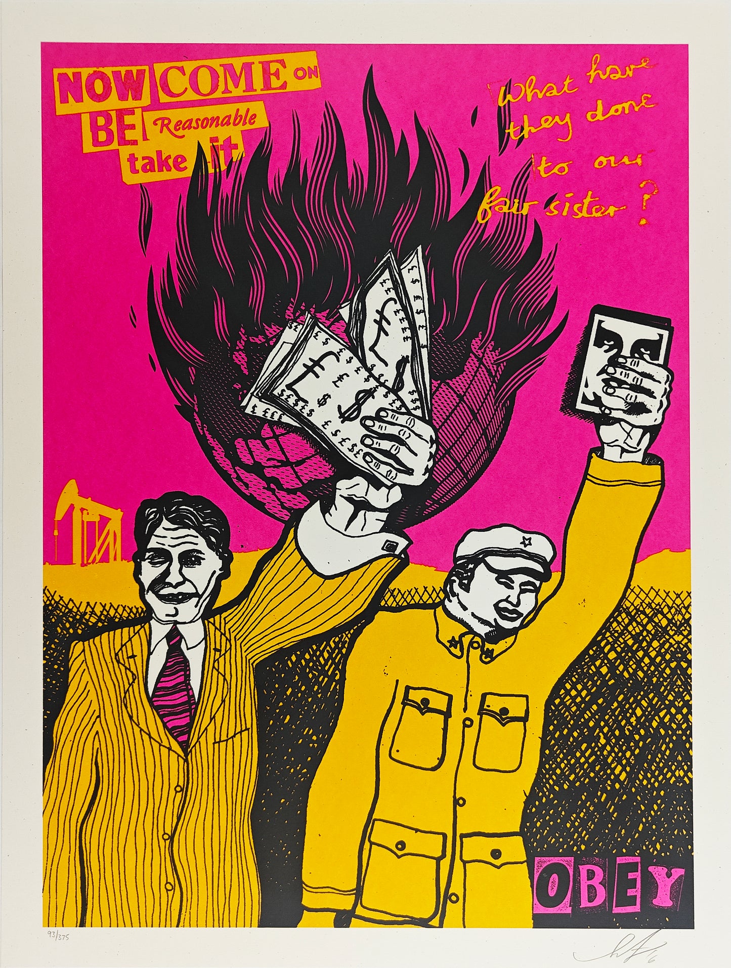 Be Reasonable, Jamie Reid, Shepard Fairey