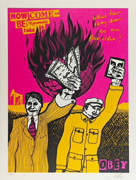 Be Reasonable, Jamie Reid, Shepard Fairey