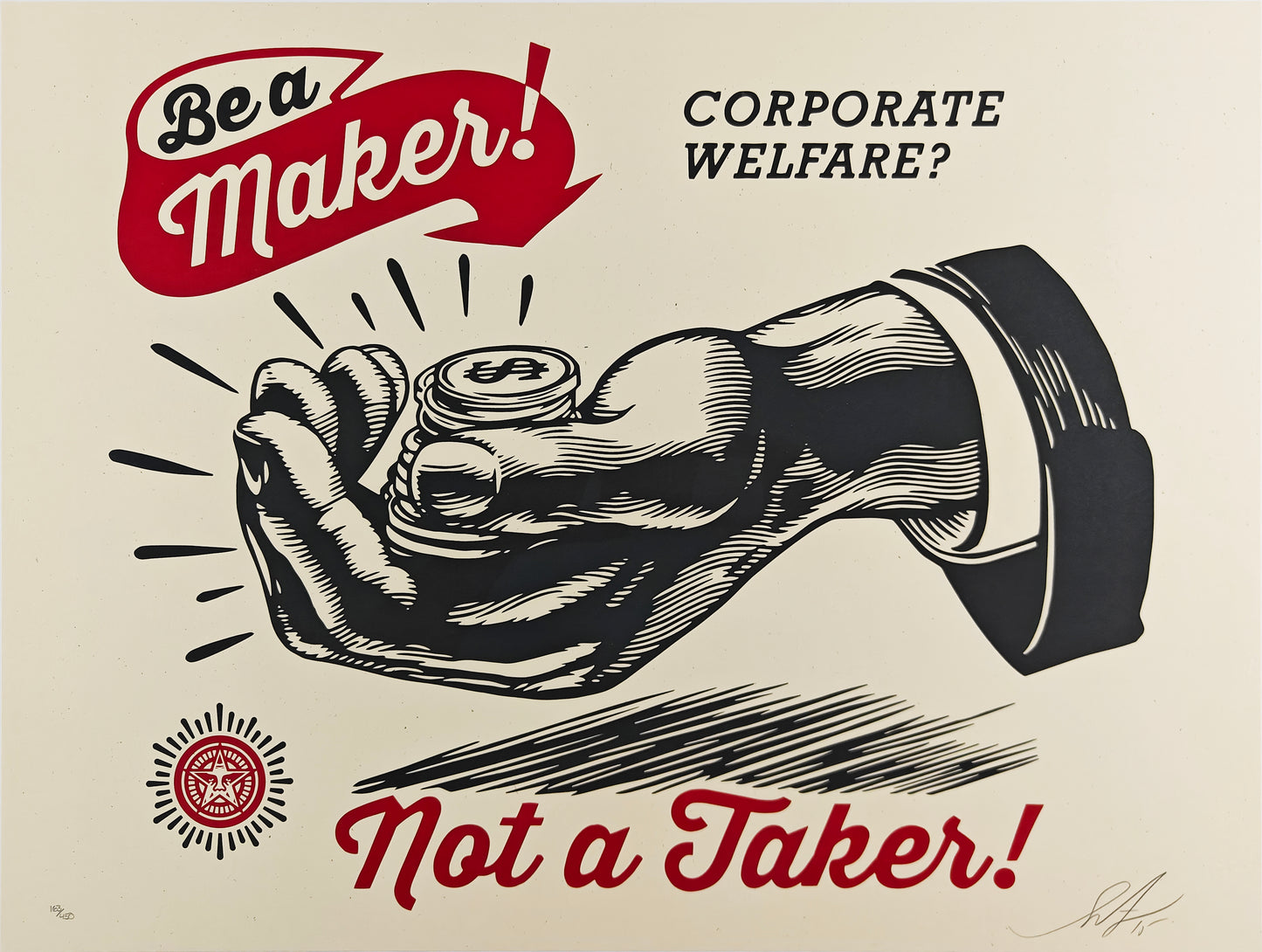 Corporate Welfare, Shepard Fairey