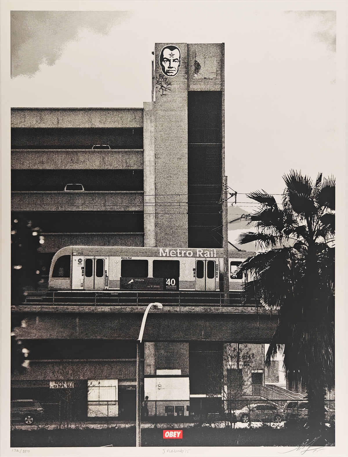 Covert to Overt Big Brother, Shepard Fairey, Silver