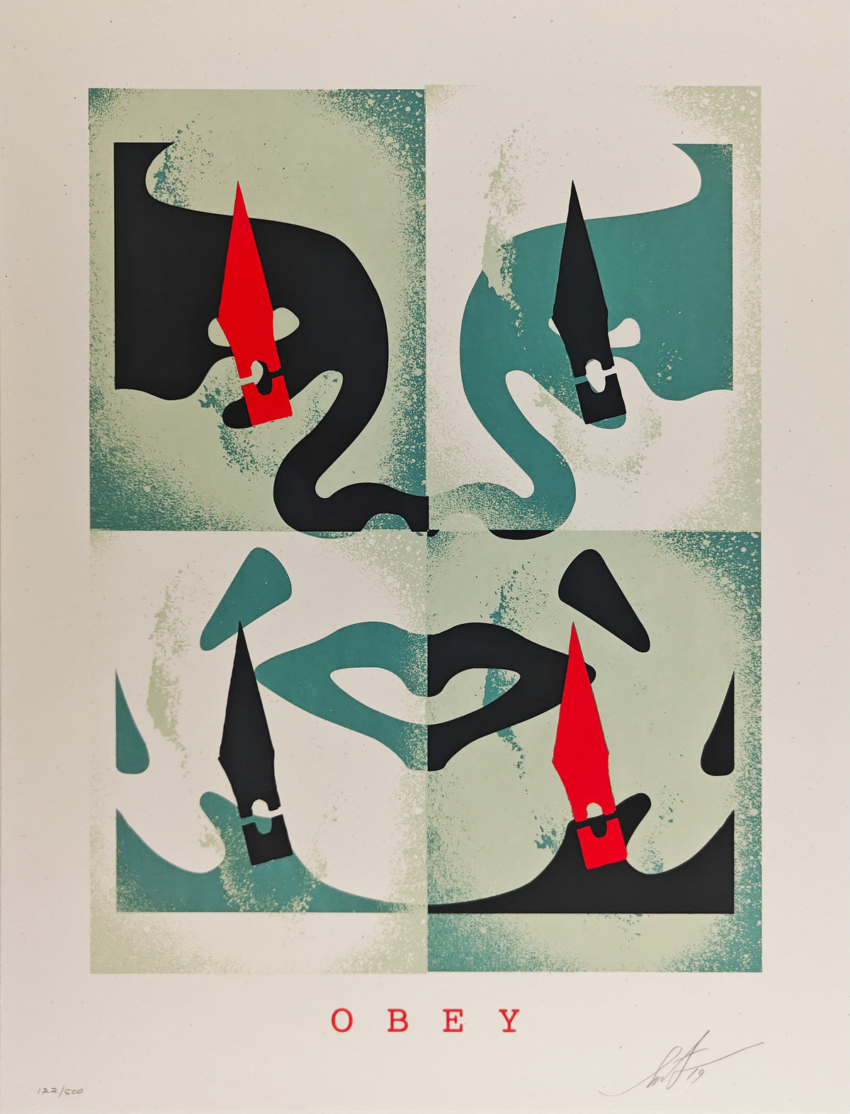 Cut It Up - Do It Yourself, Shepard Fairey, Blue