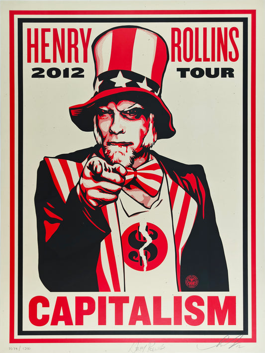 Henry Rollins Capitalism Tour, Shepard Fairey