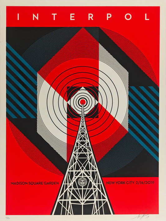 Interpol, NYC Calling, Shepard Fairey