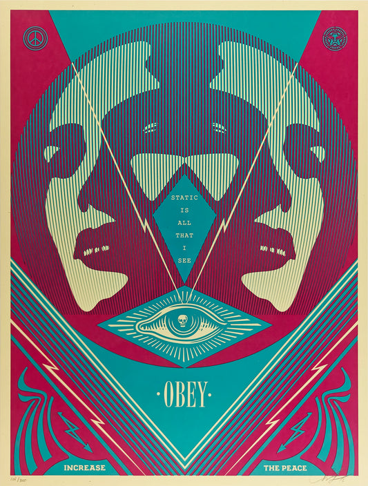 I See Static, Blue, Shepard Fairey