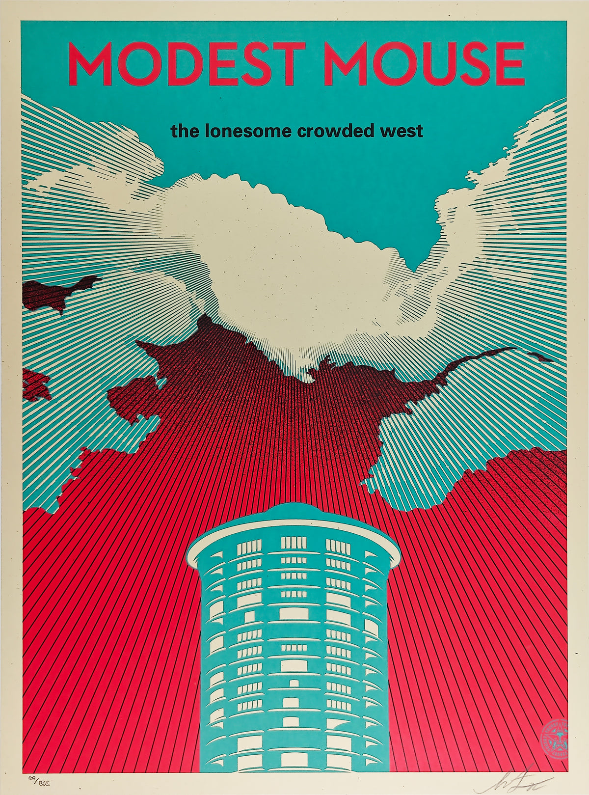 Modest Mouse - The Lonesome Crowded West Tower, Shepard Fairey