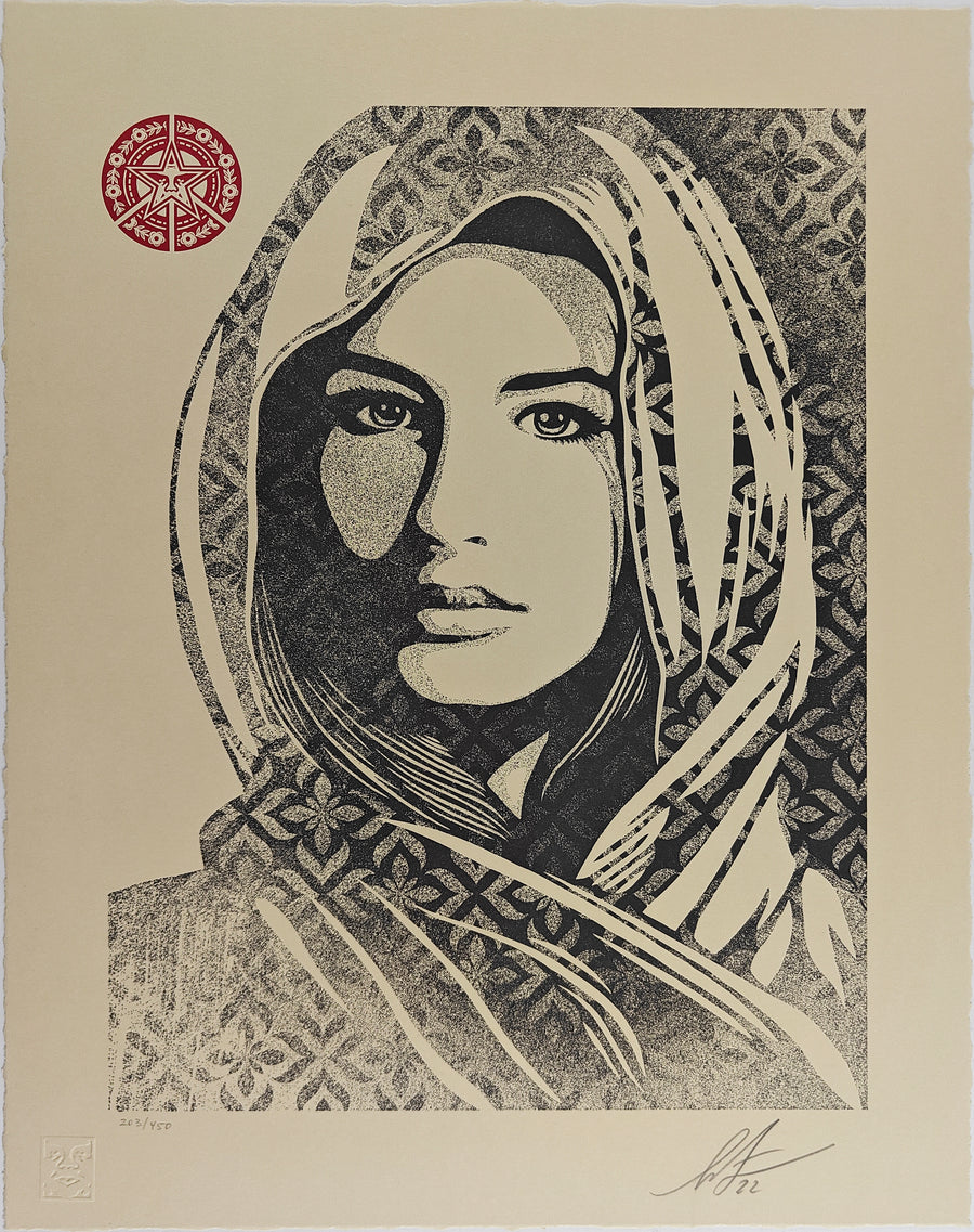 Universal Dignity, Shepard Fairey, Letterpress