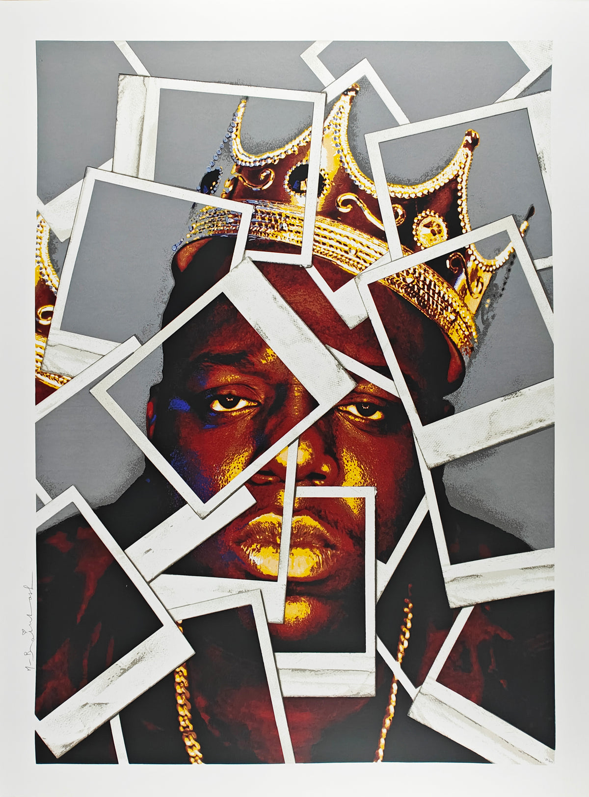 We Miss You B.I.G, Mr. Brainwash, Grey
